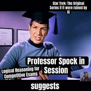 Star Trek: Dr Spock - A Logical Reasoning for Competitive Exams #startrek #spock #professor
