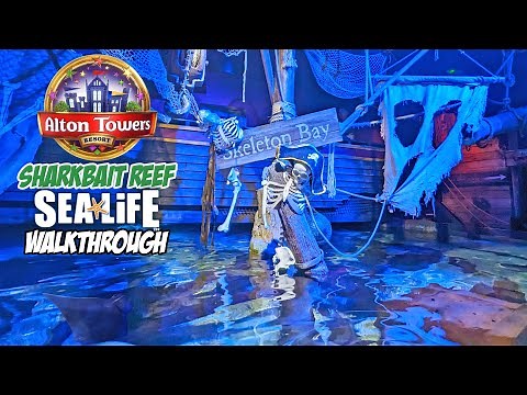 Exploring Sharkbait Reef by SEA LIFE at Alton Towers (April 2023) [4K]