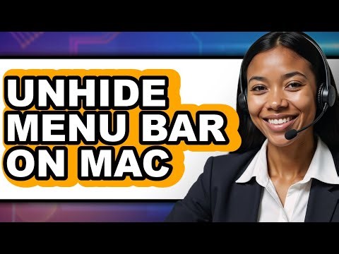 How to Unhide Menu Bar on Mac (only Way)