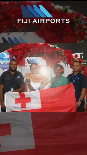 The Nadi International Airport stakeholders’ vuvale proudly welcomed Miss Tonga, Siosiana Patricia Taumoepeau, to Fiji today! She’s already getting a true Bula experience upon touchdown, ahead of the Miss Pacific Islands Pageant in Nadi next week. #FijiAirports #WelcomeMissTonga #MissPacificIslandsPageant #NadiAirport #Fiji | Fiji Airports