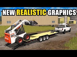 NEW GRAPHICS FOR FS17! & NEW BOBCAT SKIDLOADER DELIVERY | EP #14 | FARMING SIMULATOR 2017