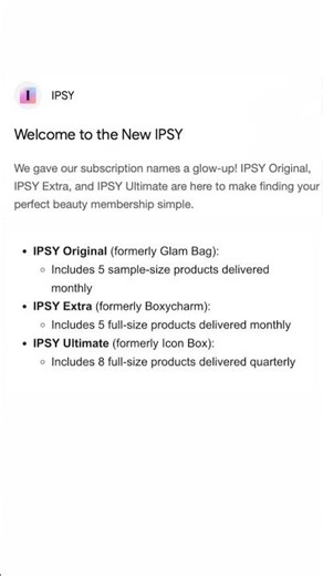 RUMOURS ARE TRUE? NEW SUBS: Ipsy Original, Ipsy Extra & Ipsy Ultimate | News & Updates November 2025