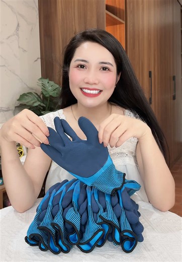 Gang tay cao su chống mài mòn – combo bảo hộ lao động