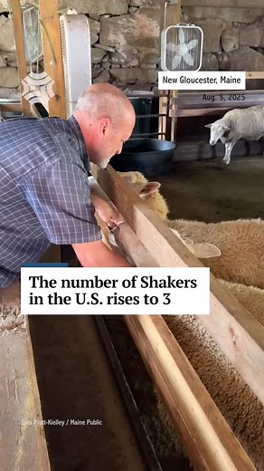 With its historic buildings and working farm, the Sabbathday Lake Shaker Village in New Gloucester, Maine draws thousands of visitors a year. This is the last active Shaker community in the United States. And until a few months ago, there were only two members. Now a third has joined the celibate Christian sect. 59-year-old Sister April Baxter is unassuming in her colorful button down and jeans but has brought a palpable energy to the space. Baxter is the newest Shaker. She came to live at the v