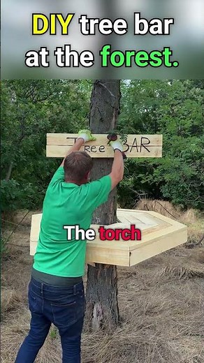 Tree Bar Setup: The Coolest Outdoor Hack