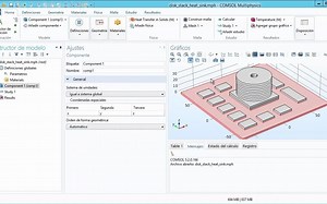 comsol 磁盘散热 模型及APP构建