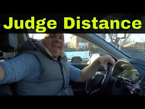 How To Judge Distance For Braking And Stopping-Driving Lesson