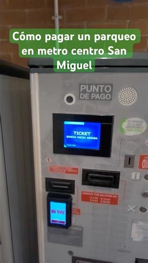 How to pay for a ticket at Metro Centro San Miguel