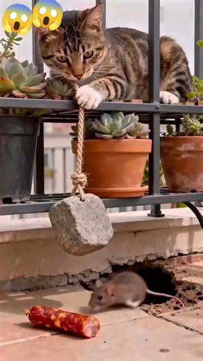 the mouse was caught in a trap 😱#videoviral #comedy #funny #fyp #reaction