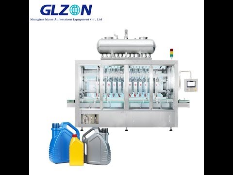 Engine Oil Filling and Capping Machine for oils grease lubricants viscous products