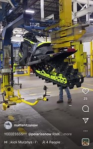 48K views · 893 reactions | YEEEESSSS!!!! Polaris Snowmobiles RMK KHAOS BOOST coming off of the assembly line ready to ship! Great day with Dan Adams and Stephen Clark in Roseau, MN including watching these awesome snowmobiles being built. Subscribe to the Next Level Riding Clinics YouTube channel and keep your eyes out for a full video of this incredible process. And time to get busy doing your ❄️ | Matt Entz | Facebook