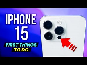 iPhone 15 - First 10 things to do! ( Tips & Tricks )