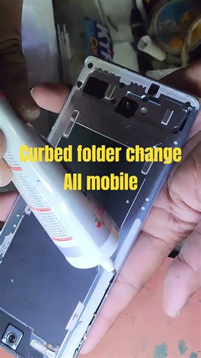 curbed Folder chang, #displaychange #cr7 #smartphone #repair