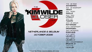 NETHERLANDS AND BELGIUM....we getting so CLOSE to the tour now... Last few tickets available from: www.kimwilde.com or directly from venues. | Kim Wilde