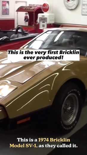 1974 Bricklin SV-1 with Gull Wing Doors & Engine Start Up! #reels #carenthusiast #autoshow #carculture #vintagecars #BricklinSV1 | My Car Story With Lou