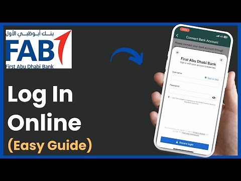 How to Log in First Abu Dhabi Bank Online Banking