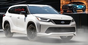 Refreshed 2025 Toyota Highlander Gets Unofficially Revealed in Two Different Styles
