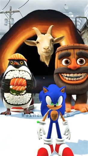 SONIC vs BRAINROT La Vaca Black Hole Goat in GarrysMod COFFIN DANCE Part8 #sonic #brainrot