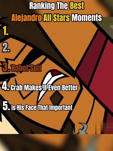 Ranking The Best Alejandro All Stars Moments #totaldrama #totaldramaisland #tdi #totaldramaaction