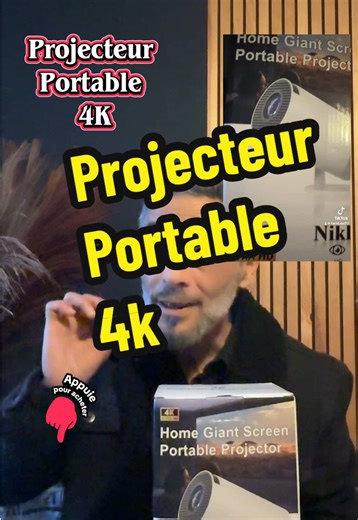 Projecteur Portable 4k. #projecteur