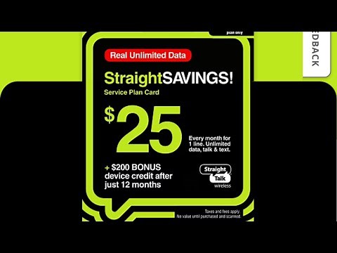 Straight Talk StraightSavings $25 unlimited starter kit Plan ￼Unboxing & SpeedTest