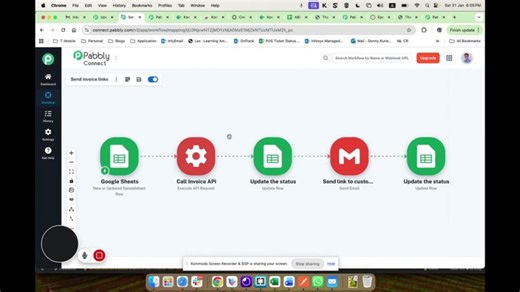 Invoice Automation Using Google Sheets | Tap Payments + Pabbly Connect | Donny Thomas Kurien