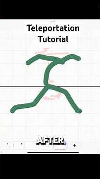 How to animate a stickman teleportation #flipaclip #tutorial #stickman #shorts #howto