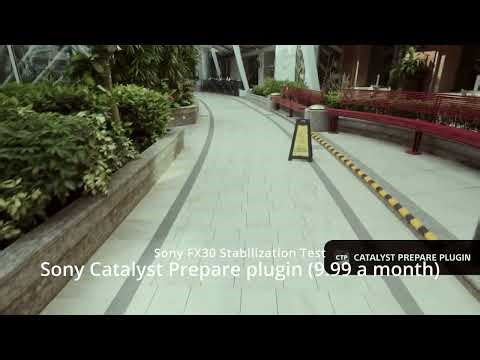 Comparing IBIS Stabilization vs Catalyst Prepare vs GyroFlow (Dehancer) on Sony FX30