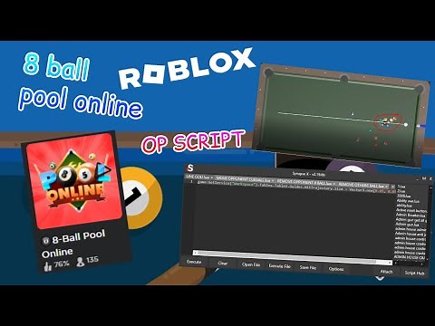 / Roblox 8 ball pool online - Long Line, Move opponent's ball, etc..💀/