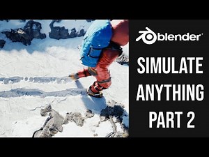 Tutorial: Creating Snow Footstep Simulations in Blender | Simulate anything Part 2
