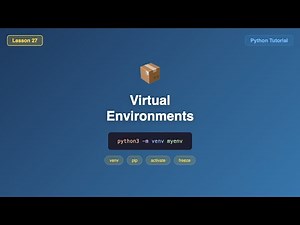 Virtual Environments & pip (Create, Activate, Freeze, Requirements) - Python Tutorial #27