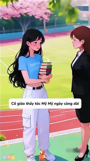 Tại sao mẹ của Mỹ Mỹ lại không muốn Mỹ Mỹ cắt tóc. #hoathinh #shorts