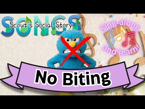 No Biting Song | Social Story about Not Biting