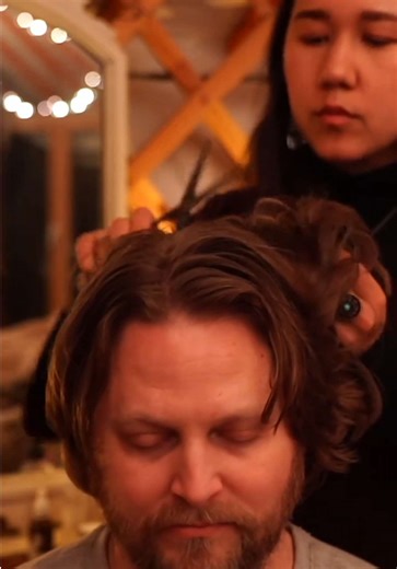 Cozy yurt haircut ASMR with Seth #asmrsleep #asmr #sleepaid #relax #tingles