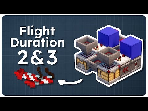 Rocket Crafter: Flight Duration 2 & 3 Update | Minecraft Java & Bedrock 1.21.11 Redstone Tutorial