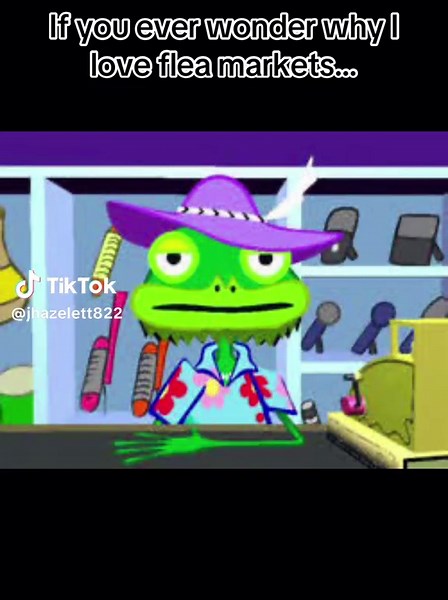 Discovering Parrapa Fans at Flea Markets