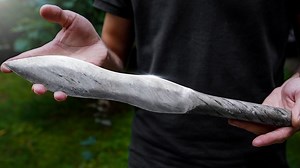 2M views · 13K reactions | A typical Working Day in the Life of an Azerbaijani Mountain Hermit Blacksmith  This is my new and amazing work! I made a very sharp knife out of an old iron cable. | Knives Project | Facebook