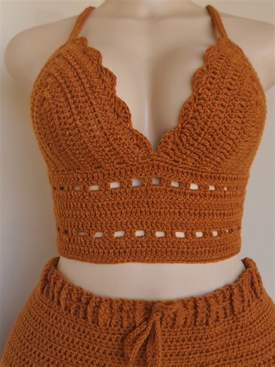 Complete Tutorial for Crochet Bralette Summer Top