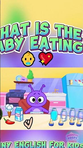 What Does Baby Alien Eat? 👶 Take Care Of Baby! 💖 Funny Cartoons For Kids & Nursery Rhymes