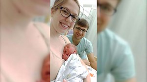 Parents wed in hospital 5 hours after baby arrives on planned wedding day