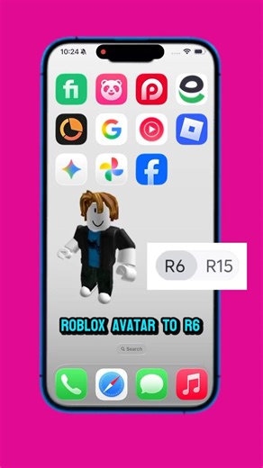 How To Change Roblox Avatar To R6 #roblox