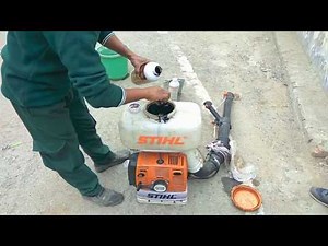 STIHL Brand Backpack Mist Blower Sprayer Application for Applying Pesticides