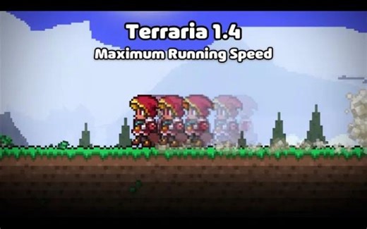 【Terraria】泰拉瑞亚1.4 - 可行的最快移动速度配装指南教程，一路火花带闪电卡其脱离太莫诺莫那一