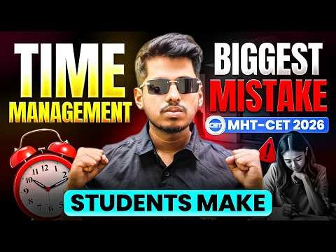 Time Management Strategy MHT CET 2026 Biggest Mistakes Students Make ⏰🔥ASC
