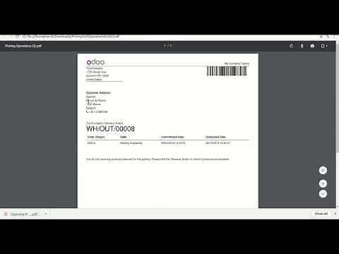 Odoo - Change Shipping Address on Delivery Form & Slip