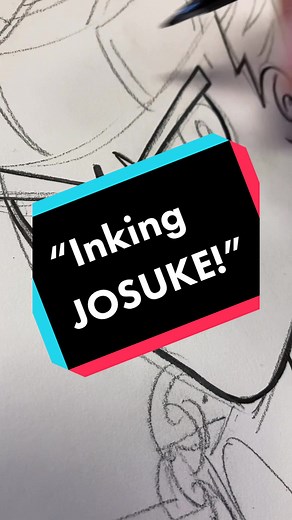 Drawing JOSUKE from Jojo's Bizarre Adventure | Butch Hartman