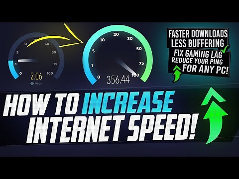 🔧 How to SPEED UP your Internet! Boost Download Speeds, Lower Ping, Fix Lag on Wired and WiFi EASY✅