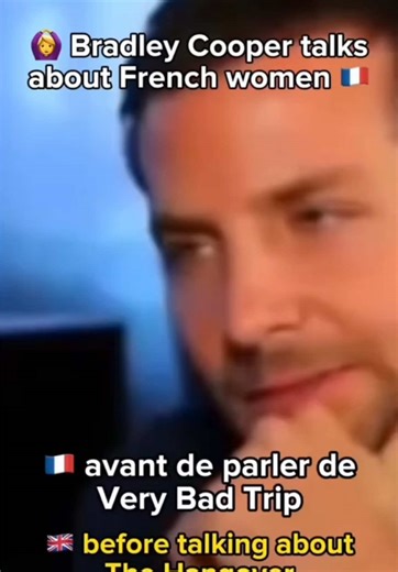 👏 Bradley Cooper talks about French women 🇫🇷 Si tu veux parler avec autant de confiance que lui, 🎯 On lance le B2 Breakthrough Sprint : 12 semaines pour dépasser ce plateau et parler un français plus fluide, naturel et confiant. Au programme : 🧠 vocabulaire et verbes du quotidien 🎧 pratique à l’oral (audios corrigés) 👥 échanges en groupe & lives 🤖 outils IA feedbacks personnalisés 💬 Commente SPRINT pour recevoir les informations 👇 #bradleycooper #french #frenchteacher #americaninparis 