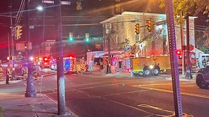 Emergency crews battle overnight building fire in Gettysburg