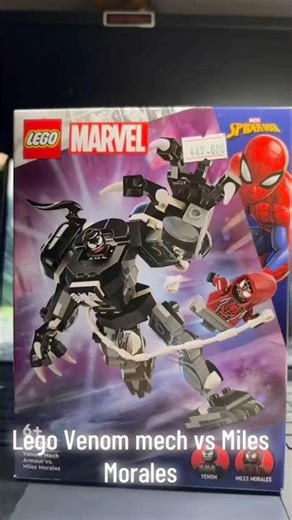 Lego Venom Mech vs Miles Morales #lego #legomarvel #viral